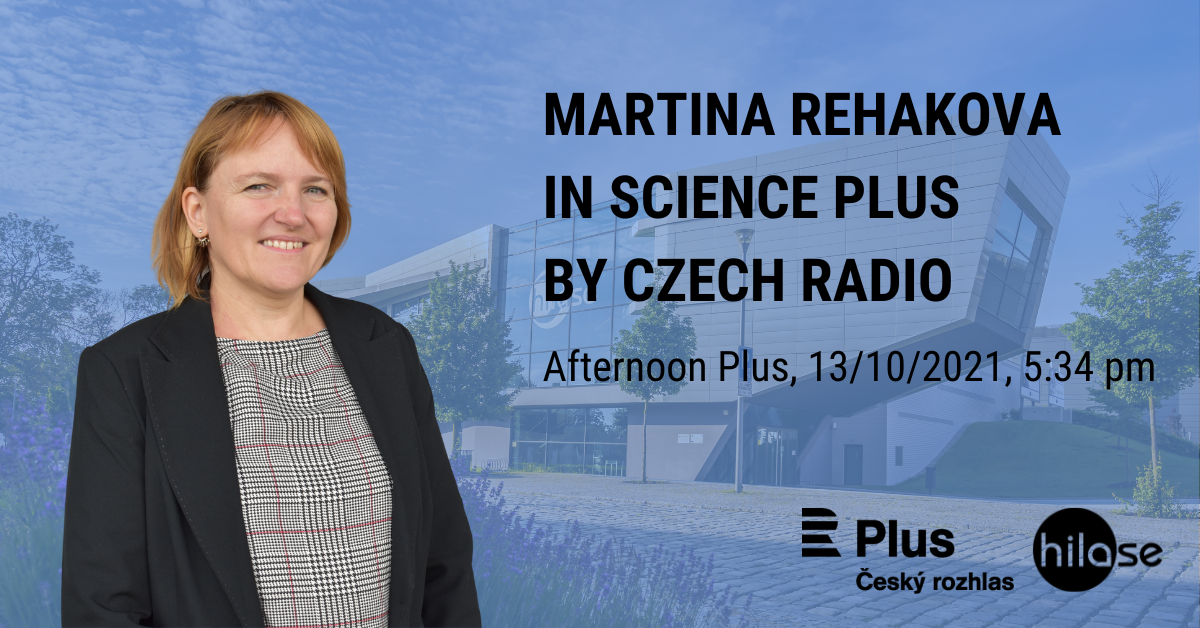 ČESKÝ ROZHLAS PLUS ROZHOVOR S MARTINOU ŘEHÁKOVOU