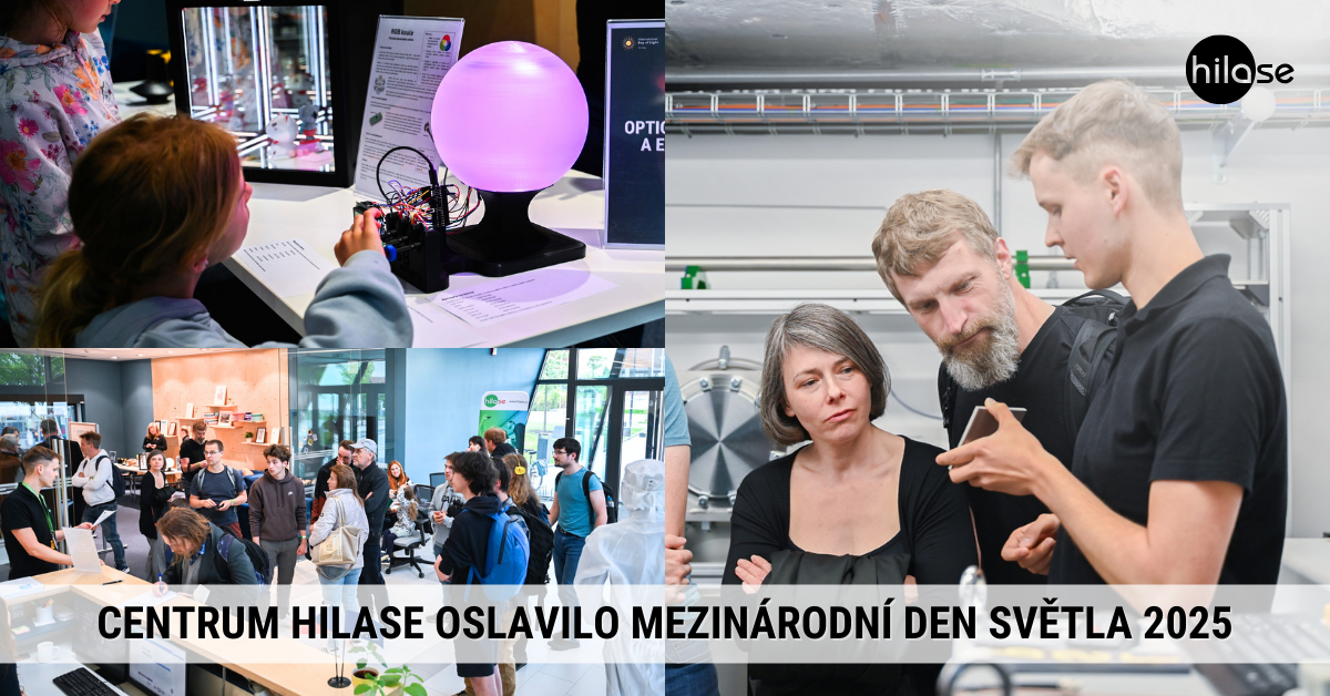Centrum HiLASE oslavilo Mezinárodní den světla 2025