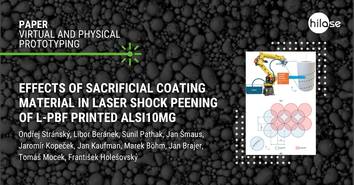 Effects of sacrificial coating material in laser shock peening of L-PBF printed AlSi10Mg