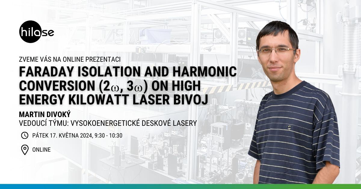 Faraday isolation and harmonic conversion (2w, 3w) on high energy kilowatt laser Bivoj (2)