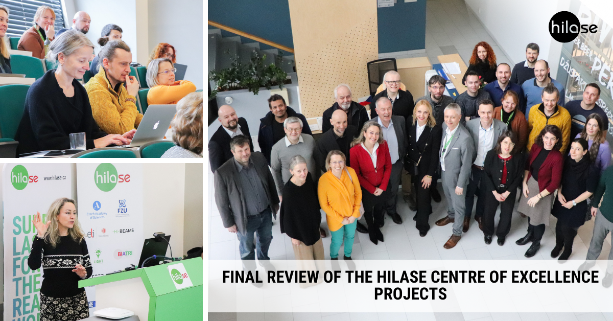 Final review of the HiLASE Centre of Excellence projects