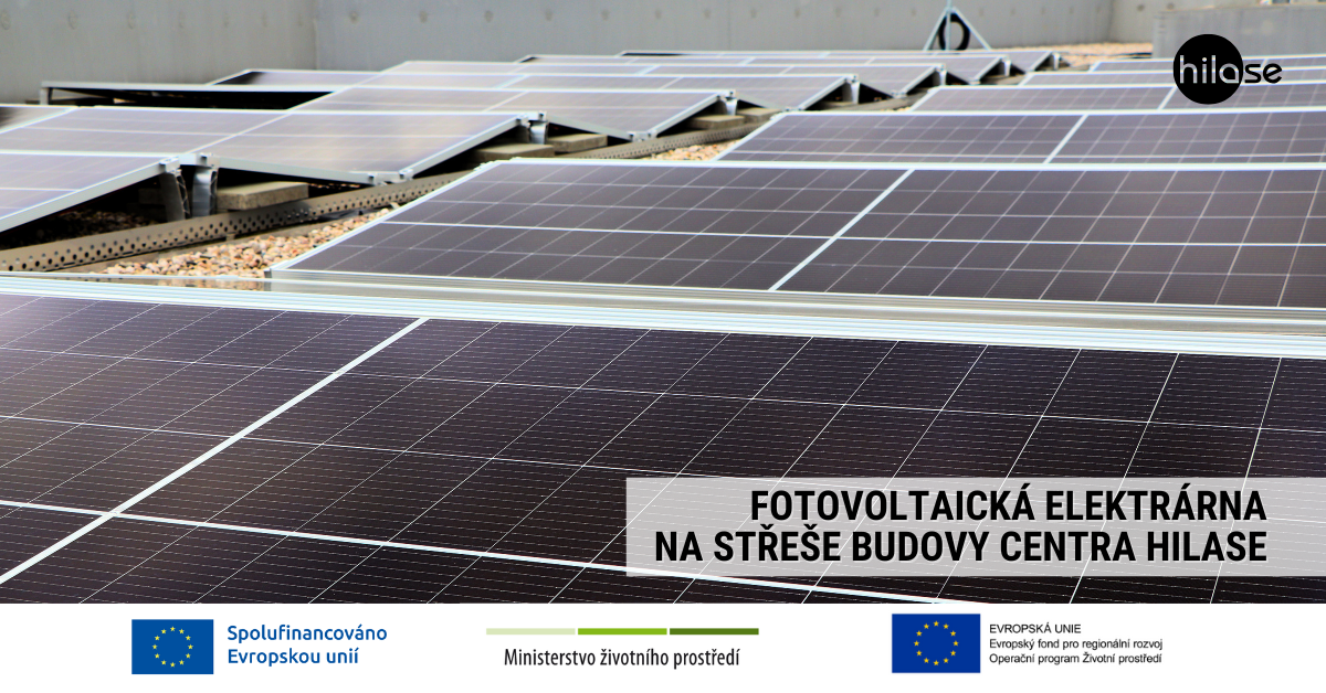 Kopie návrhu Fotovoltaická elektrárna na střeše budovy Centra HiLASE