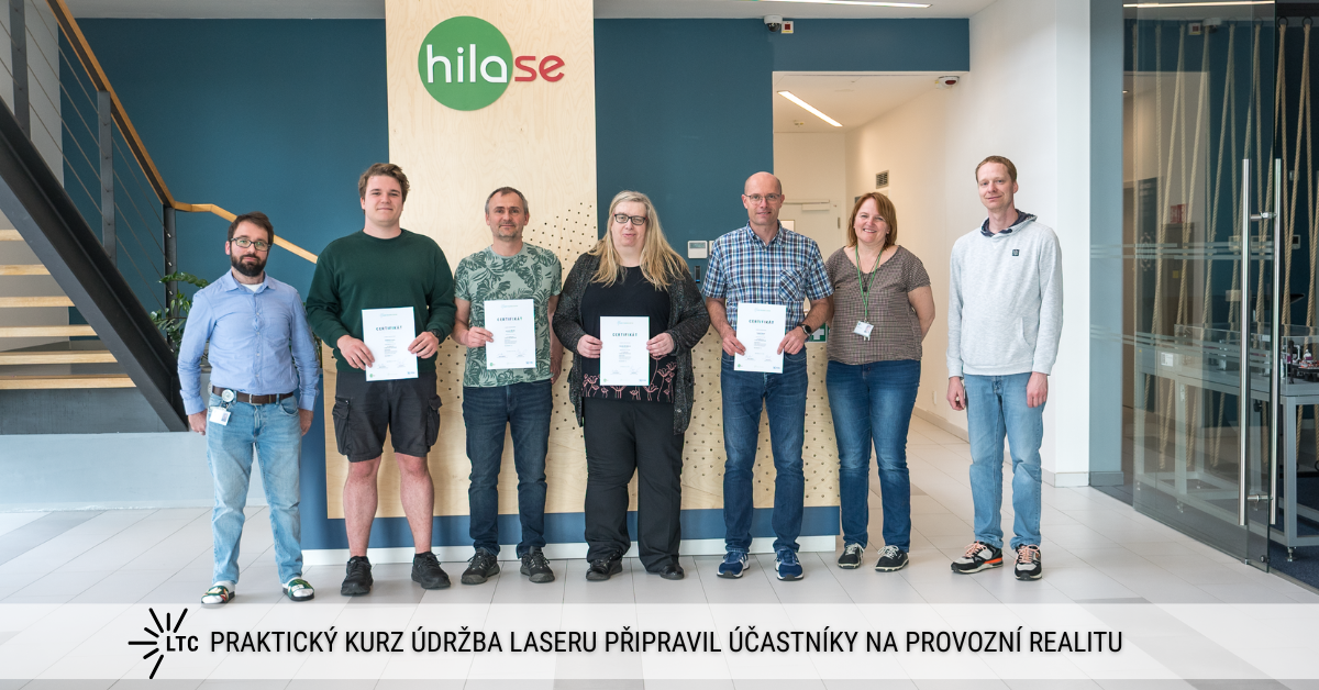 Kurz Údržba laseru praktický trénink pro každodenní provoz