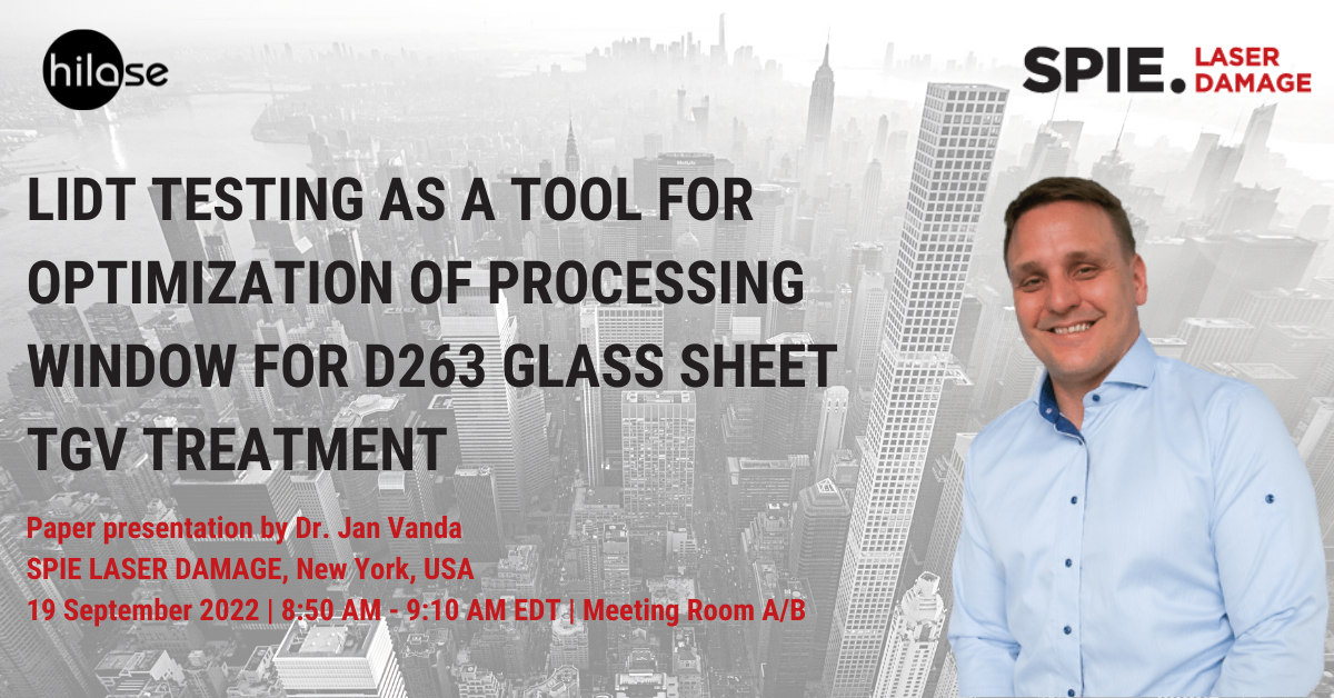 LIDT testing as a tool for optimization of processing window for D263 glass sheet TGV treatment