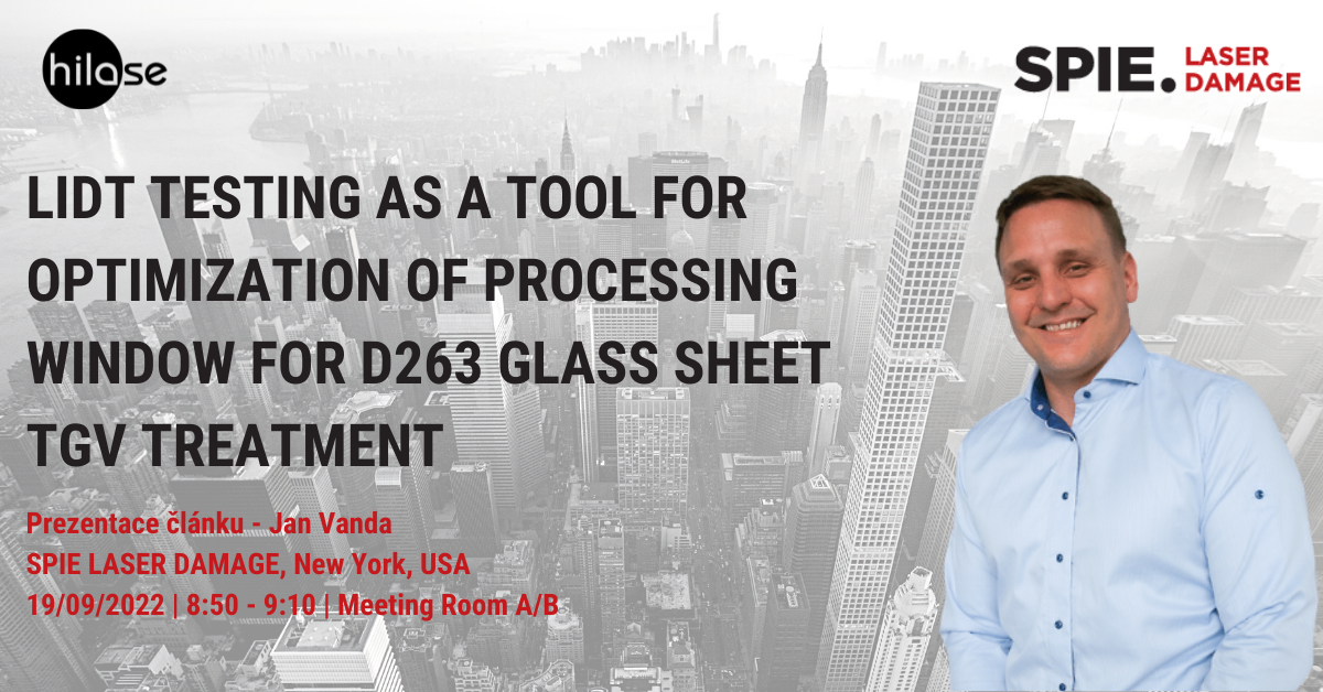 LIDT testing as a tool for optimization of processing window for D263 glass sheet TGV treatment (1)