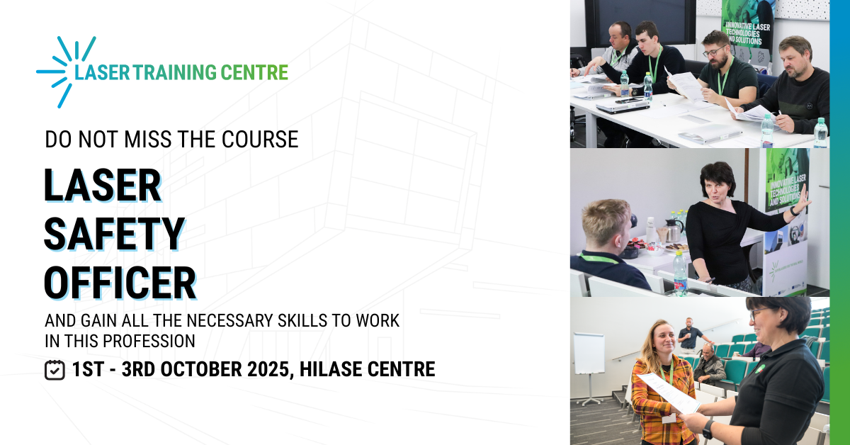 Laser Safety Officer training | October 2025 – HiLASE