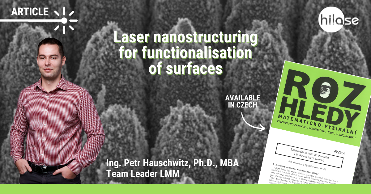 Laserovým nanostrukturováním k funkcionalizaci povrchů (1)