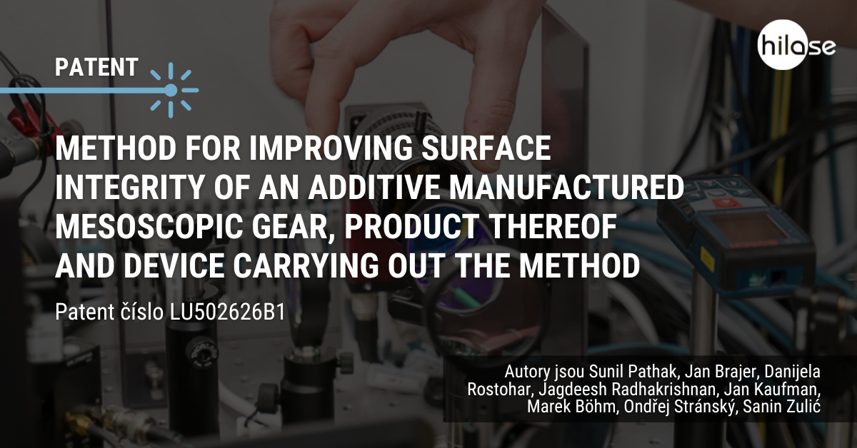 Method for improving surface integrity of an additive manufactured mesoscopic gear, product thereof and device carrying out the method.