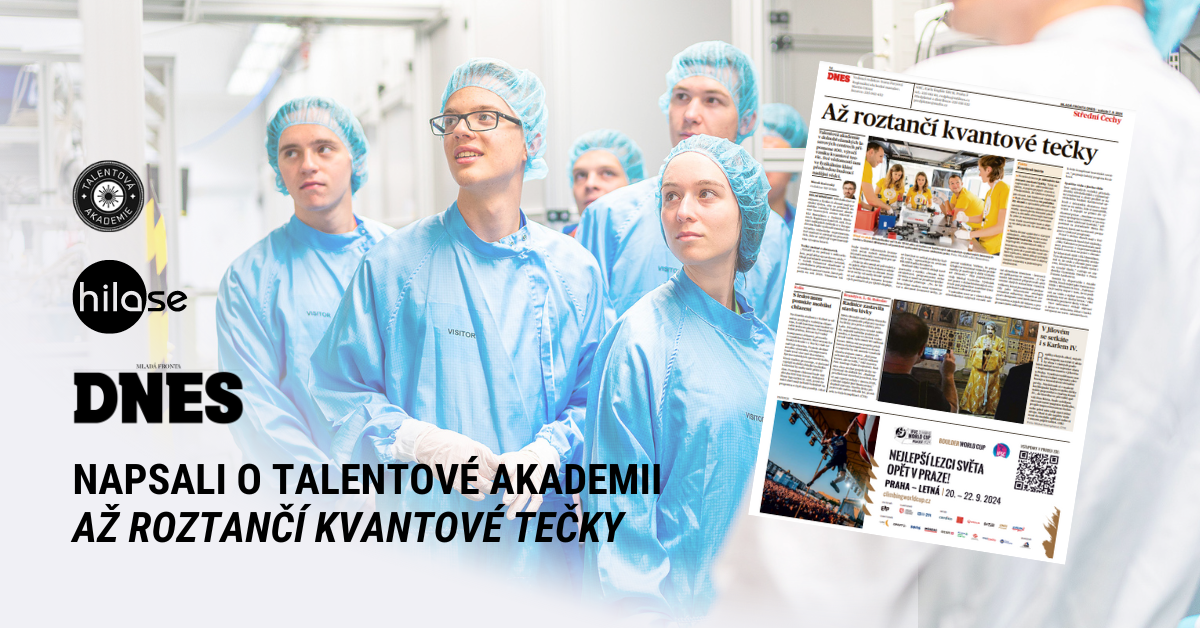 Napsali o talentové akademii