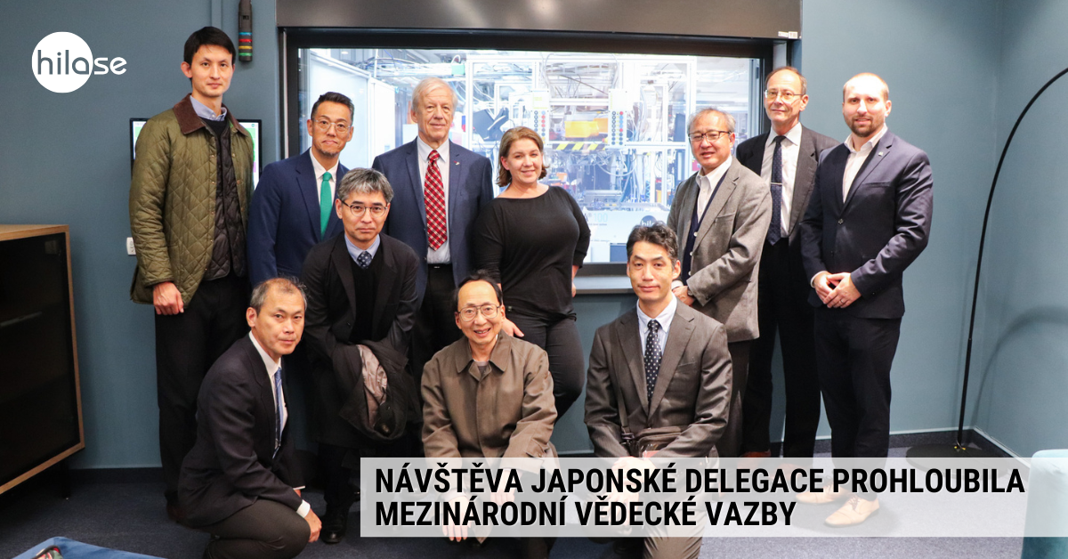 Návštěva japonské delegace prohloubila mezinárodní vědecké vazby