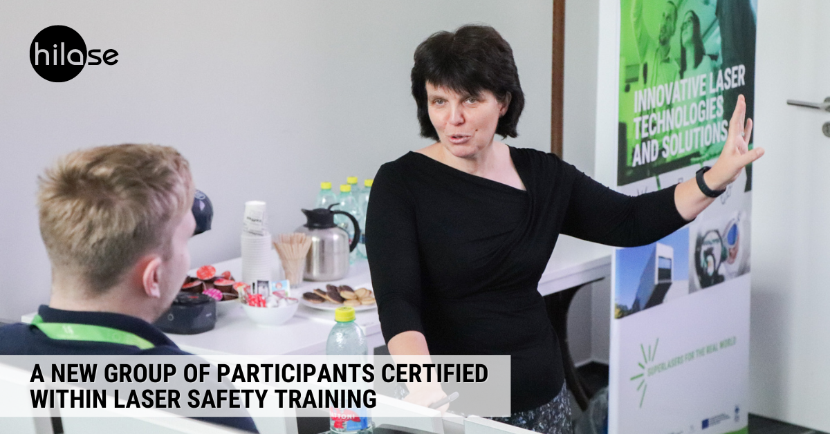 Nová skupina uchazečů certifikována v rámci Laser Safety Training (1)