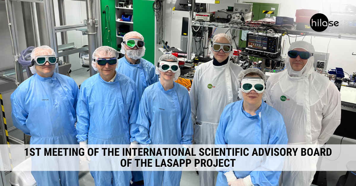 První setkání International Scientific Advisory Board projektu LasApp