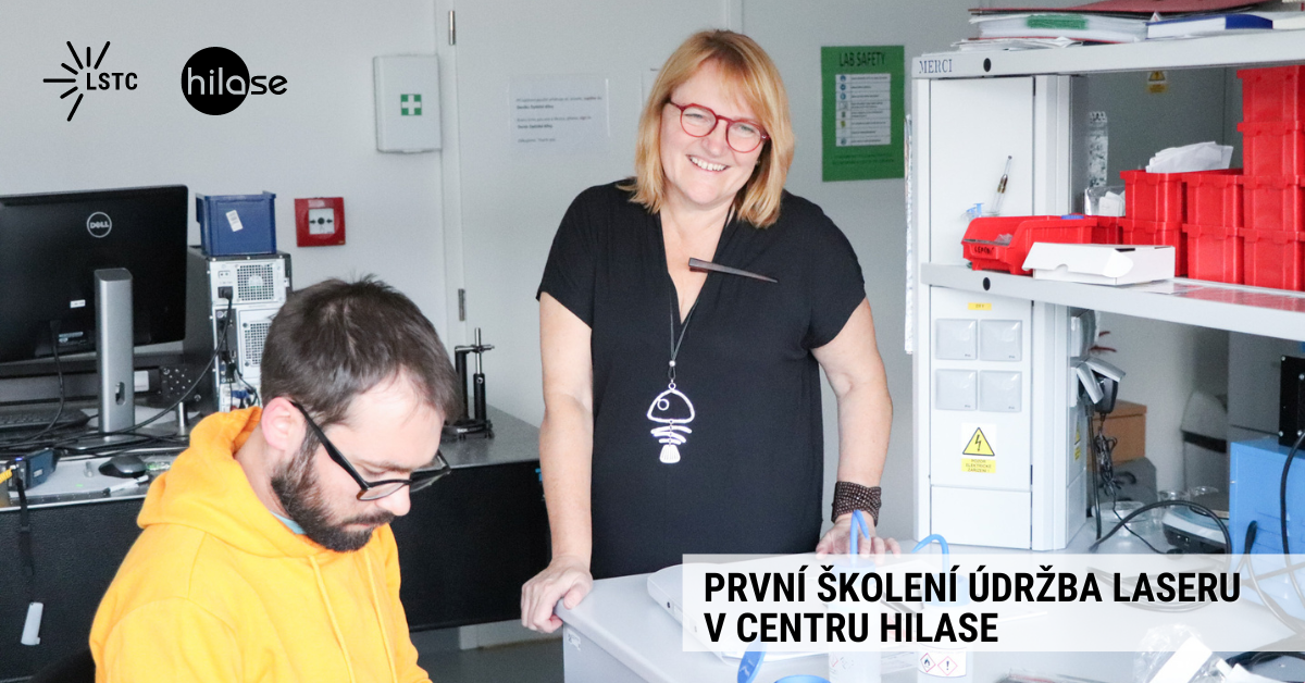 První školení Údržba laseru v Centru HiLASE