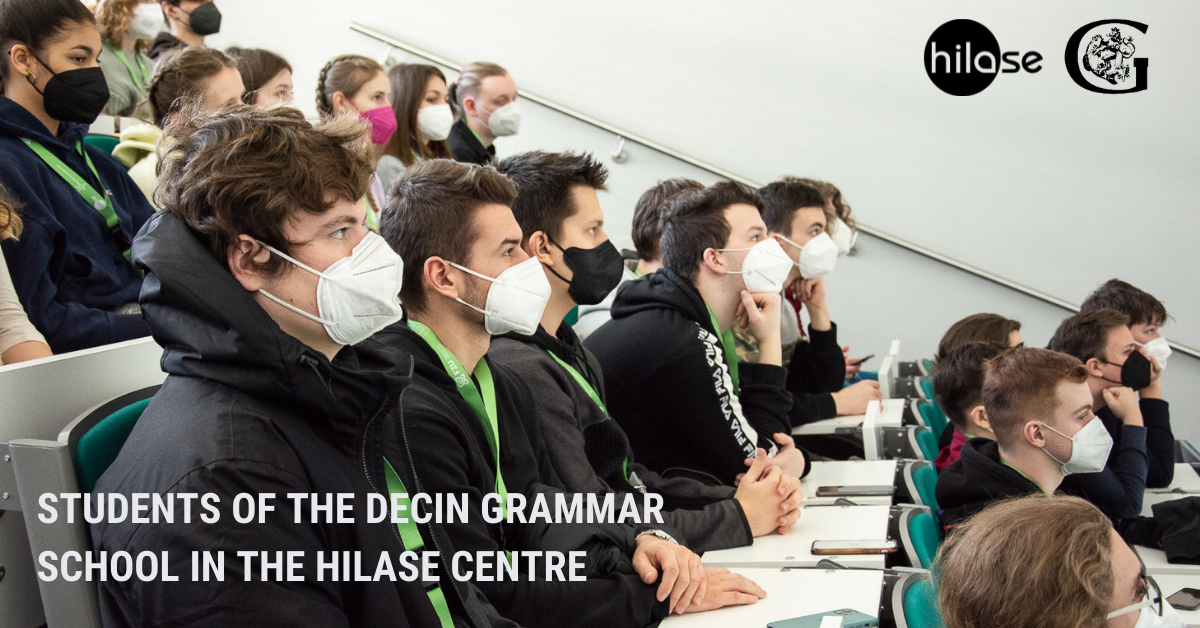 STUDENTI GYMNÁZIA DĚČÍN V CENTRU HILASE (2)