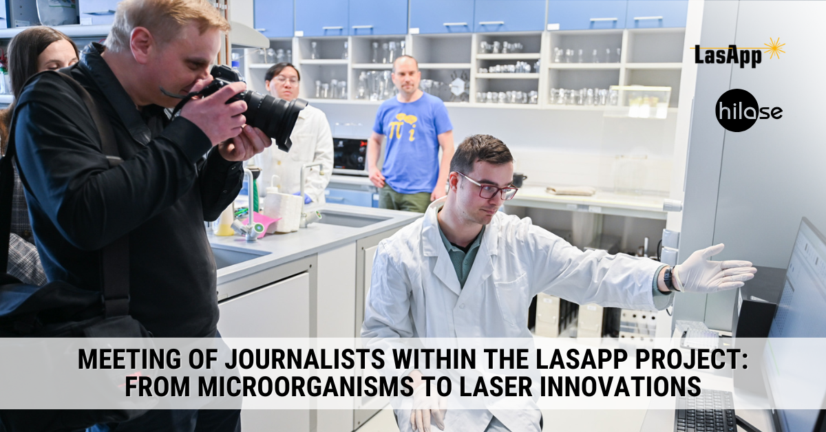 Setkání novinářů v rámci projektu LasApp Od mikroorganismů po laserové inovace (3)