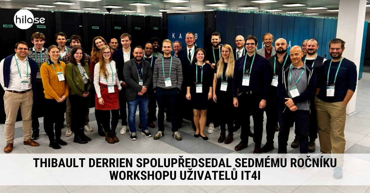 Thibault Derrien co-chaired the 7th IT4I users workshop (1)