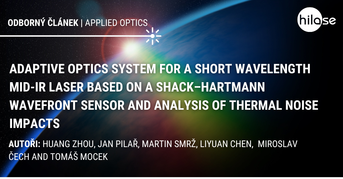 article Adaptive optics system for a short wavelength mid-IR laser... (1)