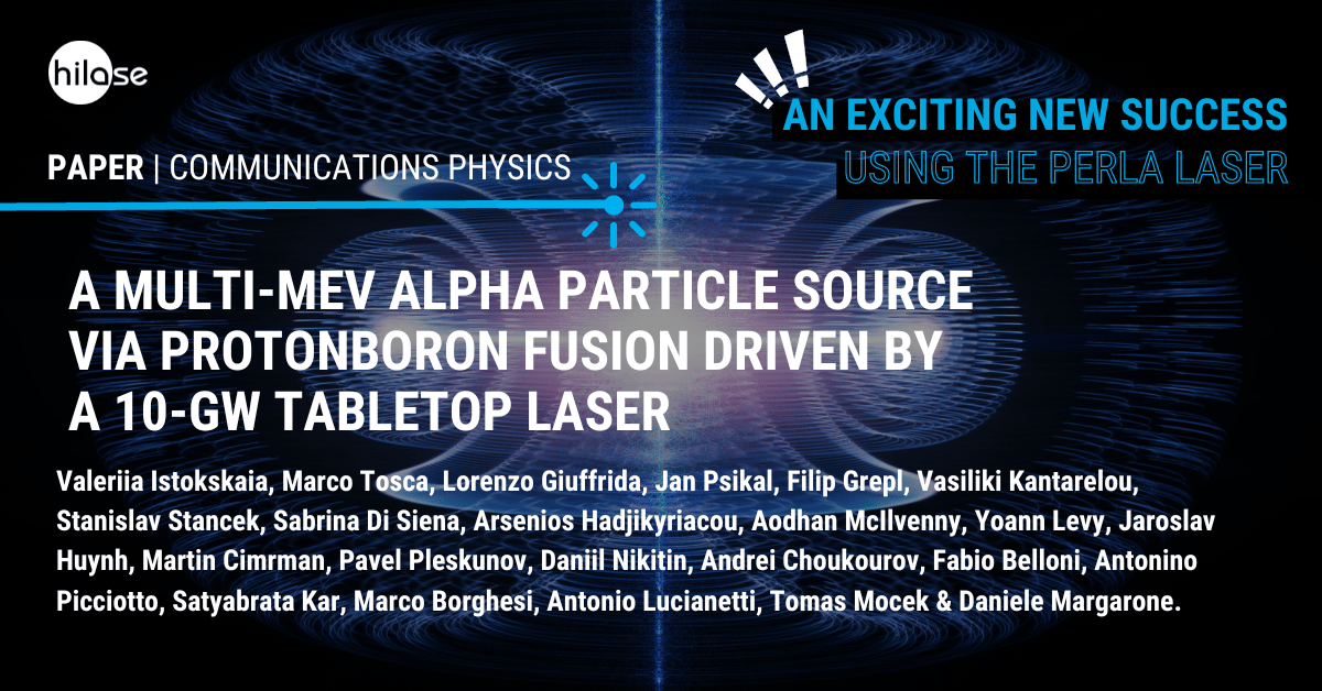 A multi-MeV alpha particle source via protonboron fusion driven by a 10 ...