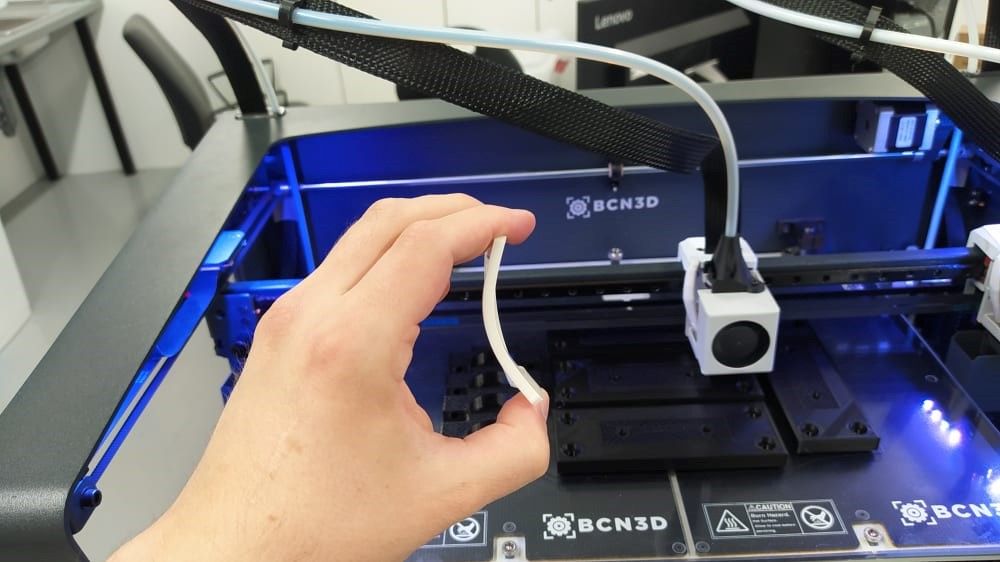 Photo of the bent part