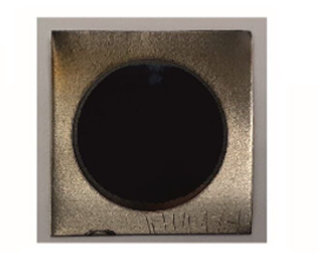 Laser annealed sample, area of 1 cm2
